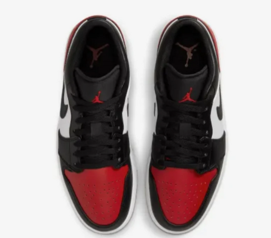 Air Jordan 1 Low 'Bred Toe 2.0'