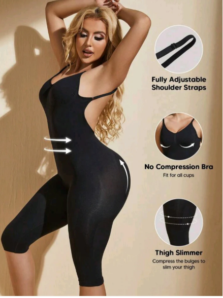 Backless Tummy Control Bodysuit