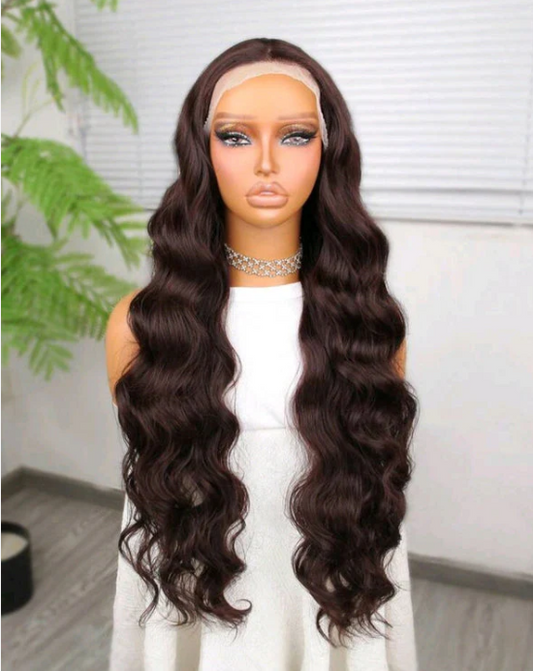 Heat Resistant Front Lace Wig(human blend)