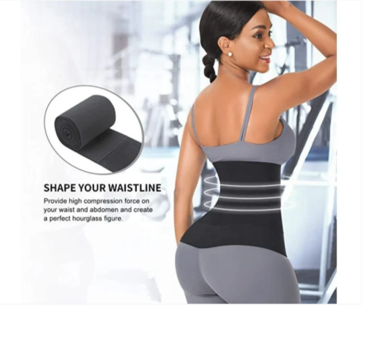 Waist Trainer Corset Wrap Belt with Fat Burning & Weight Lost Cream